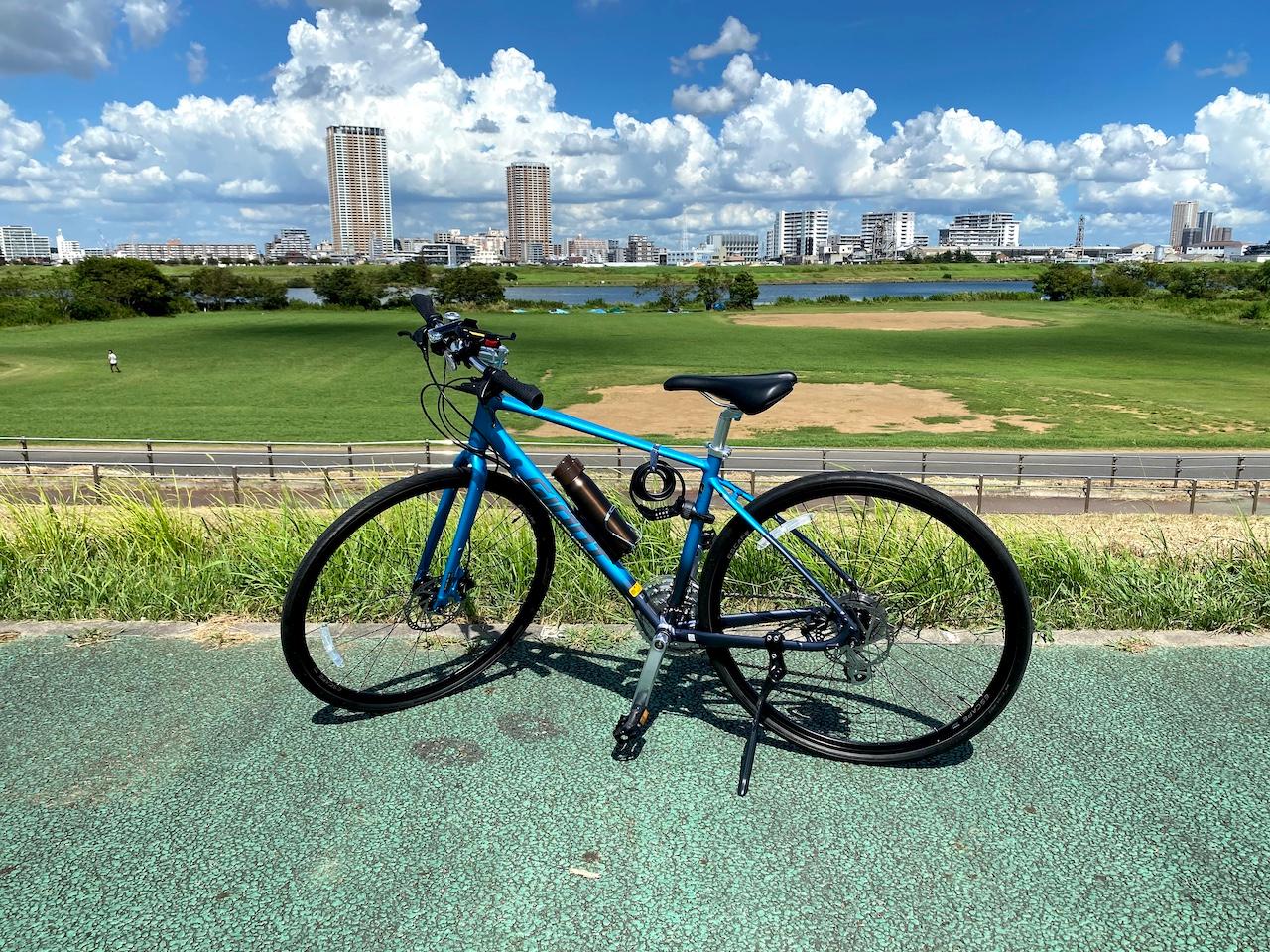 河川敷サイクリング🚴‍♂️